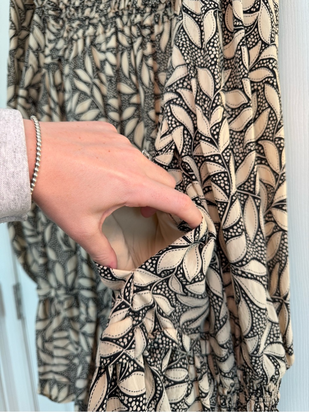 Anthropologie Long Sleeve Printed Dress - Picture 7 of 12